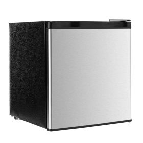 VEVOR Mini Fridge, 1.6 Cu.Ft, Single Door Compact Refrigerator, Adjustable Temperature, Metal Shelf, Energy Efficient Small Refrigerator