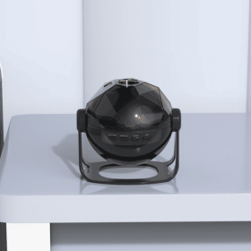 Galaxy Starry Sky Projection Lamp, Indoor Atmosphere Lighting Decoration (Option: Black)