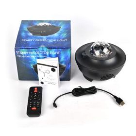 USB Control Music Player LED Night Light (Option: Black)